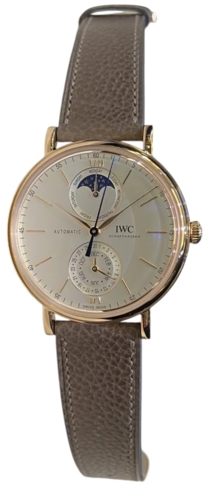 IWC Herrklocka IW359002 Portofino Vit/Läder Ø41 mm - IWC