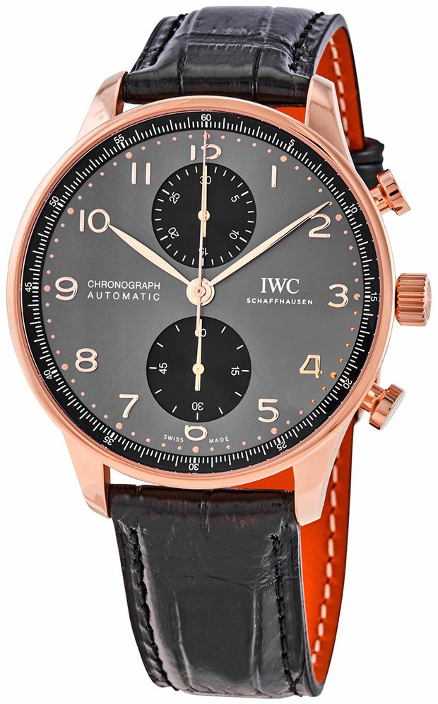 IWC Herrklocka IW371610 Portuguese Grå/Läder Ø41 mm - IWC