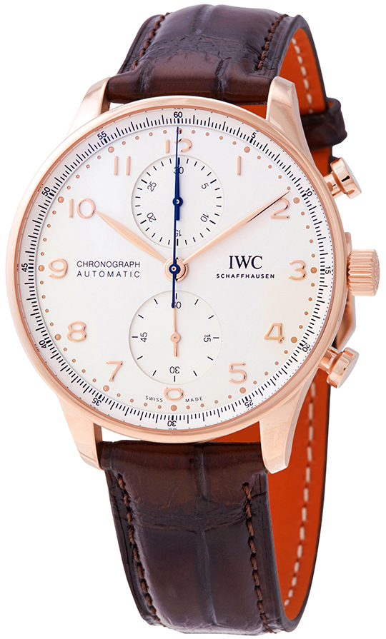 IWC Herrklocka IW371611 Portuguese Vit/Läder Ø41 mm - IWC