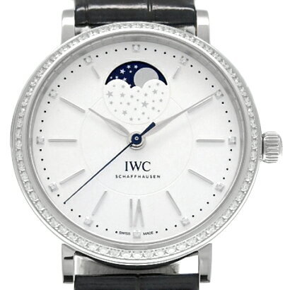 IWC Damklocka IW459008 Portofino Silverfärgad/Läder Ø37 mm - IWC