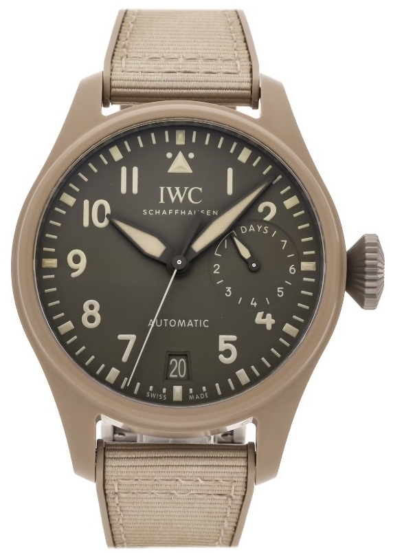 IWC Herrklocka IW506003 Big Pilot Grå/Läder Ø46 mm - IWC