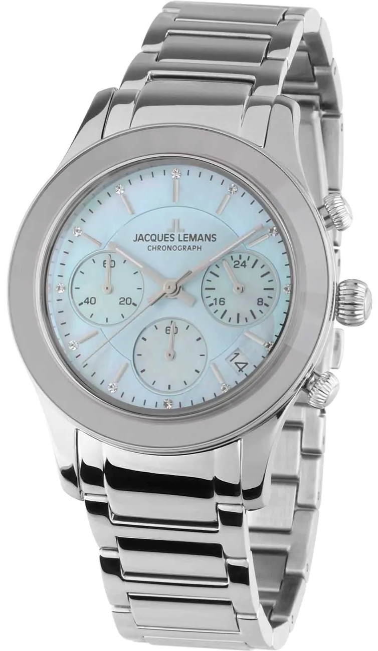 Jacques Lemans Damklocka 1-2151K Venice Blå/Stål Ø38 mm