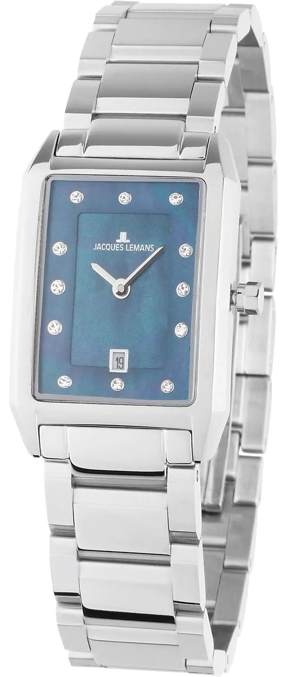 Jacques Lemans Damklocka 1-2158L Torino Blå/Stål Ø23 mm - Jacques Lemans