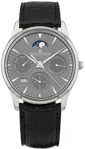 Jaeger LeCoultre Herrklocka 130354J Master Ultra Thin Grå/Läder - Jaeger LeCoultre