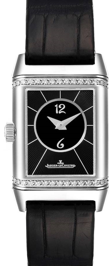 Jaeger LeCoultre Reverso Classic Small Duetto Stainless Steel Damklocka