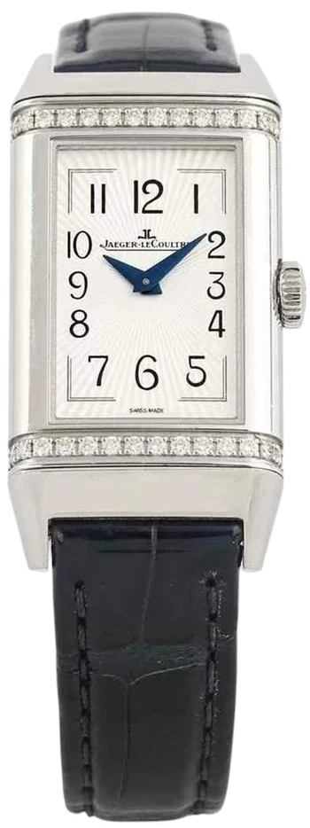 Jaeger LeCoultre Damklocka 3348420 Reverso Silverfärgad/Läder - Jaeger LeCoultre