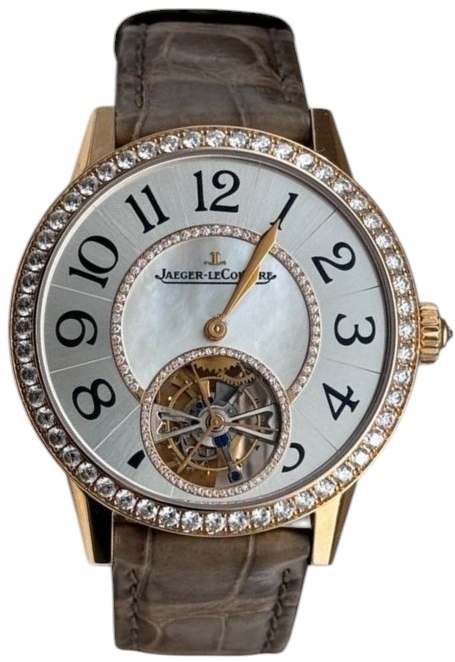 Jaeger LeCoultre Damklocka 3412410 Rendez-Vous Vit/Läder Ø39 mm - Jaeger LeCoultre