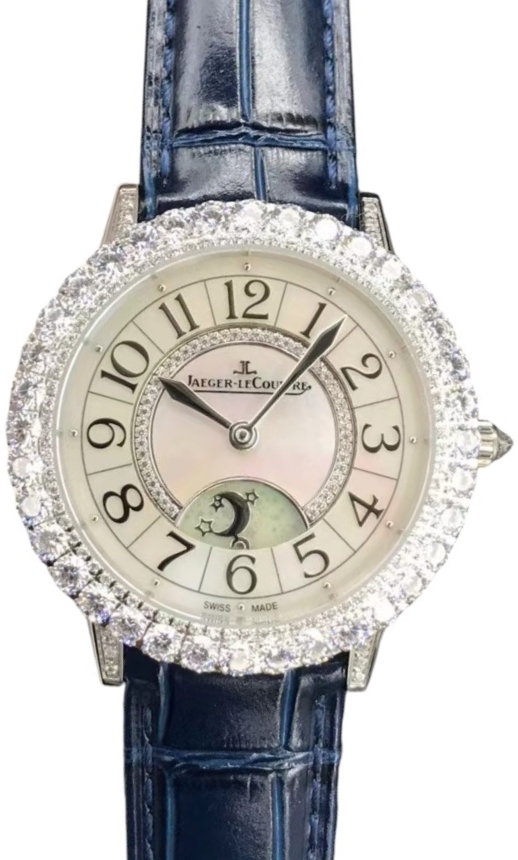 Jaeger LeCoultre Damklocka 3523570 Rendez-Vous Silverfärgad/Läder - Jaeger LeCoultre