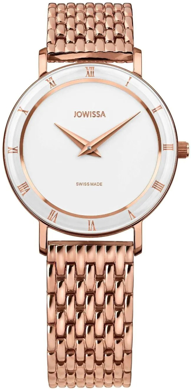 Jowissa Damklocka J2.312.M Roma Vit/Roséguldstonat stål Ø30 mm
