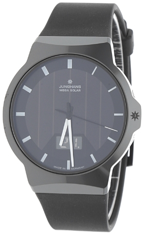 Junghans Herrklocka 18/1000.00 Mega Svart/Gummi Ø40.4 mm - Junghans