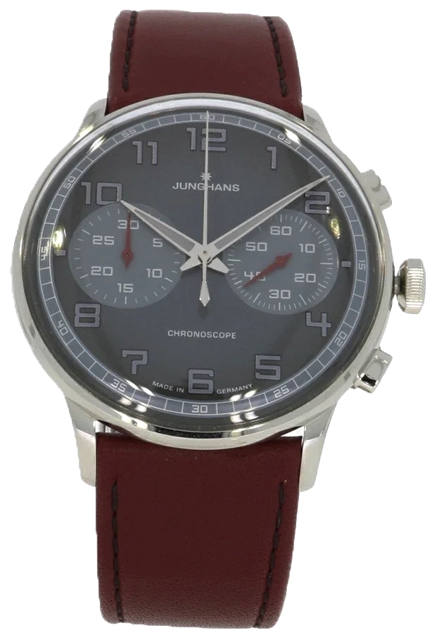 Junghans Herrklocka 27/3685.00 Meister Grå/Läder Ø40.8 mm - Junghans