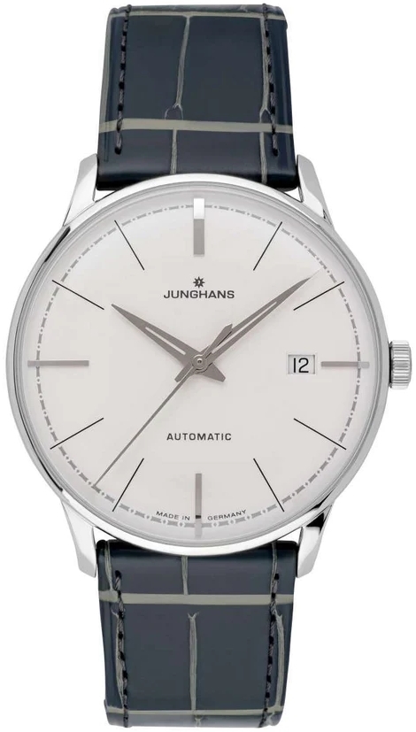 Junghans Herrklocka 27/4019.02 Meister Silverfärgad/Läder Ø38.4 mm - Junghans
