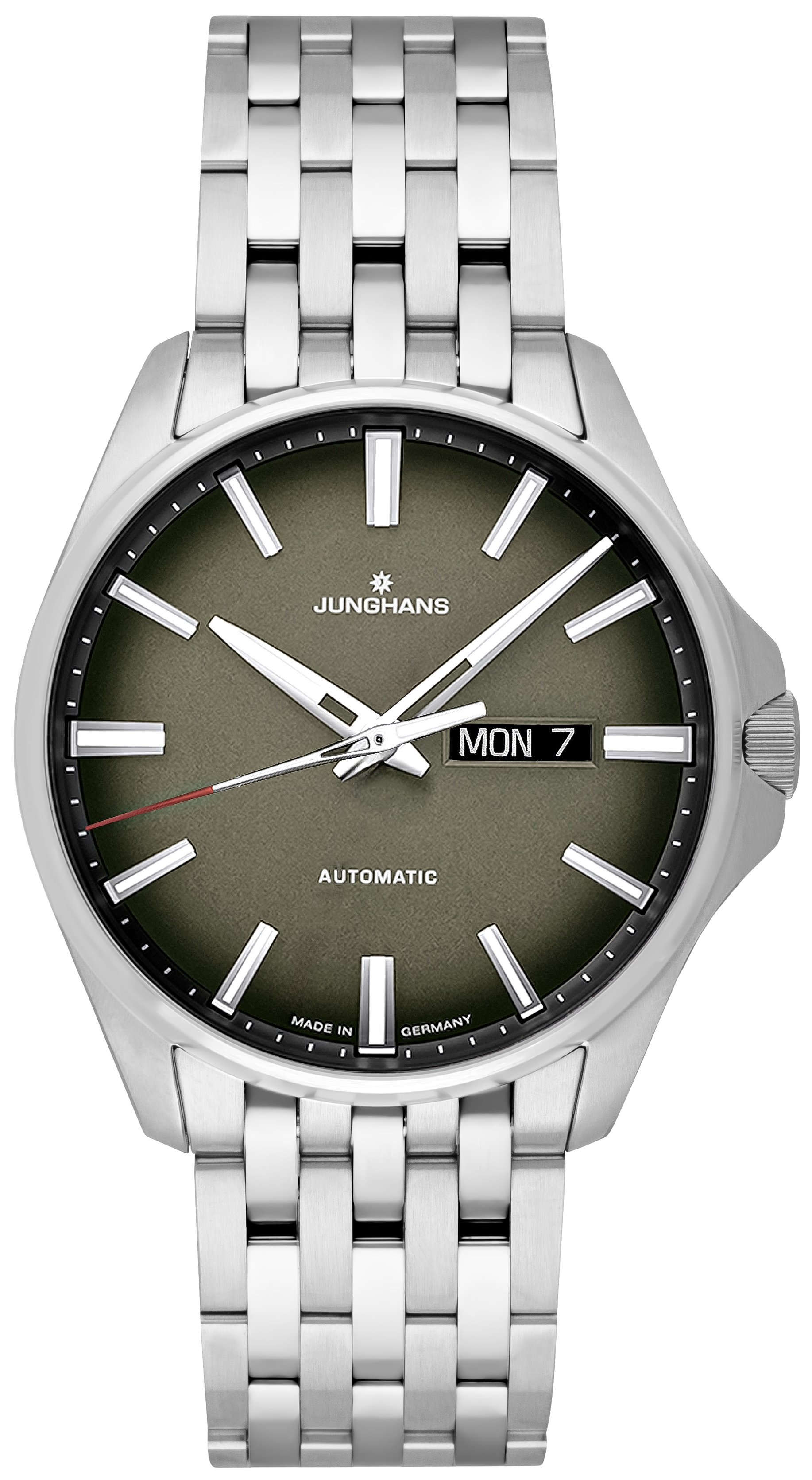 Junghans Herrklocka 27/4210.44 Meister S Automatic Grön/Stål Ø44.2 - Junghans