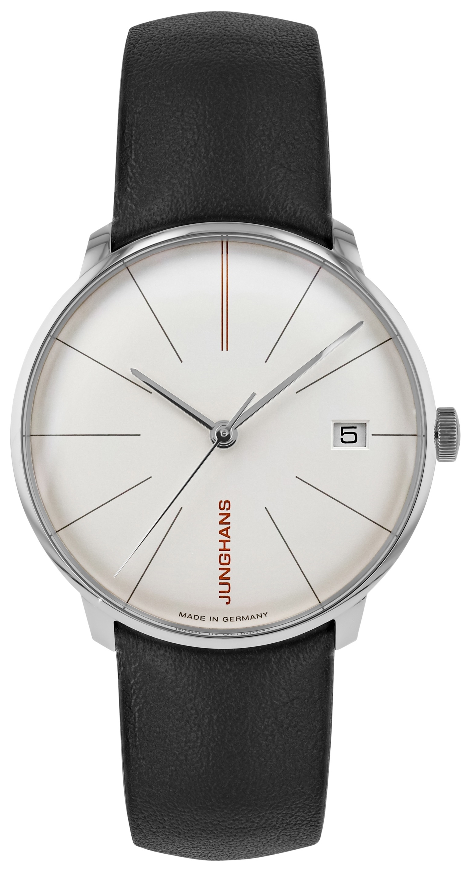 Junghans Damklocka 27/4230.00 Meister Vit/Läder Ø35 mm - Junghans