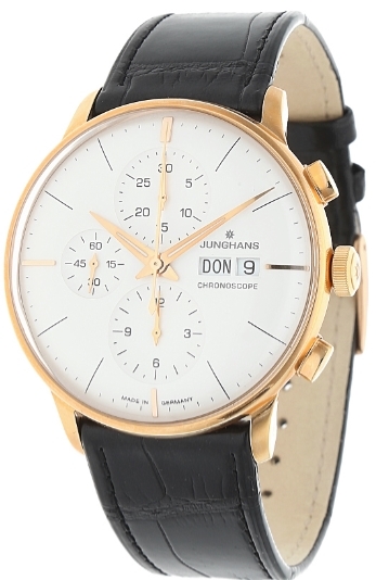 Junghans Herrklocka 27/7023.02 Meister Silverfärgad/Läder Ø40.7 mm - Junghans