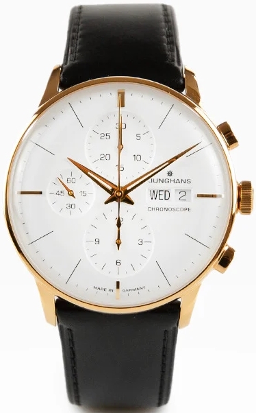 Junghans Herrklocka 27/7023.03 Meister Silverfärgad/Läder Ø40.7 mm - Junghans
