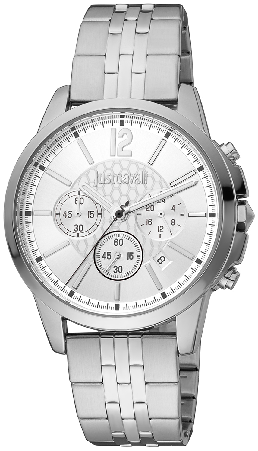 Just Cavalli Herrklocka JC1G175M0255 Classic Silverfärgad/Stål Ø42 - Just Cavalli