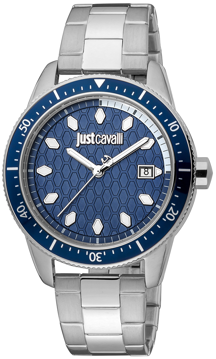 Just Cavalli Herrklocka JC1G179M0075 Classic Blå/Stål Ø42 mm - Just Cavalli