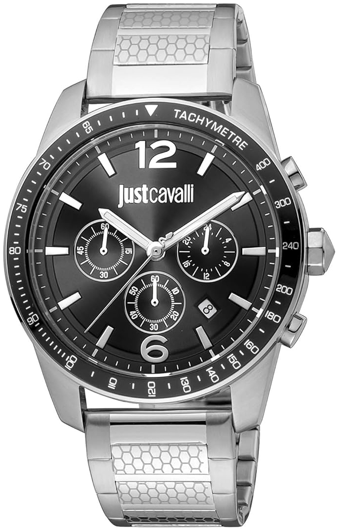 Just Cavalli Herrklocka JC1G204M0055 Classic Svart/Stål Ø44 mm - Just Cavalli
