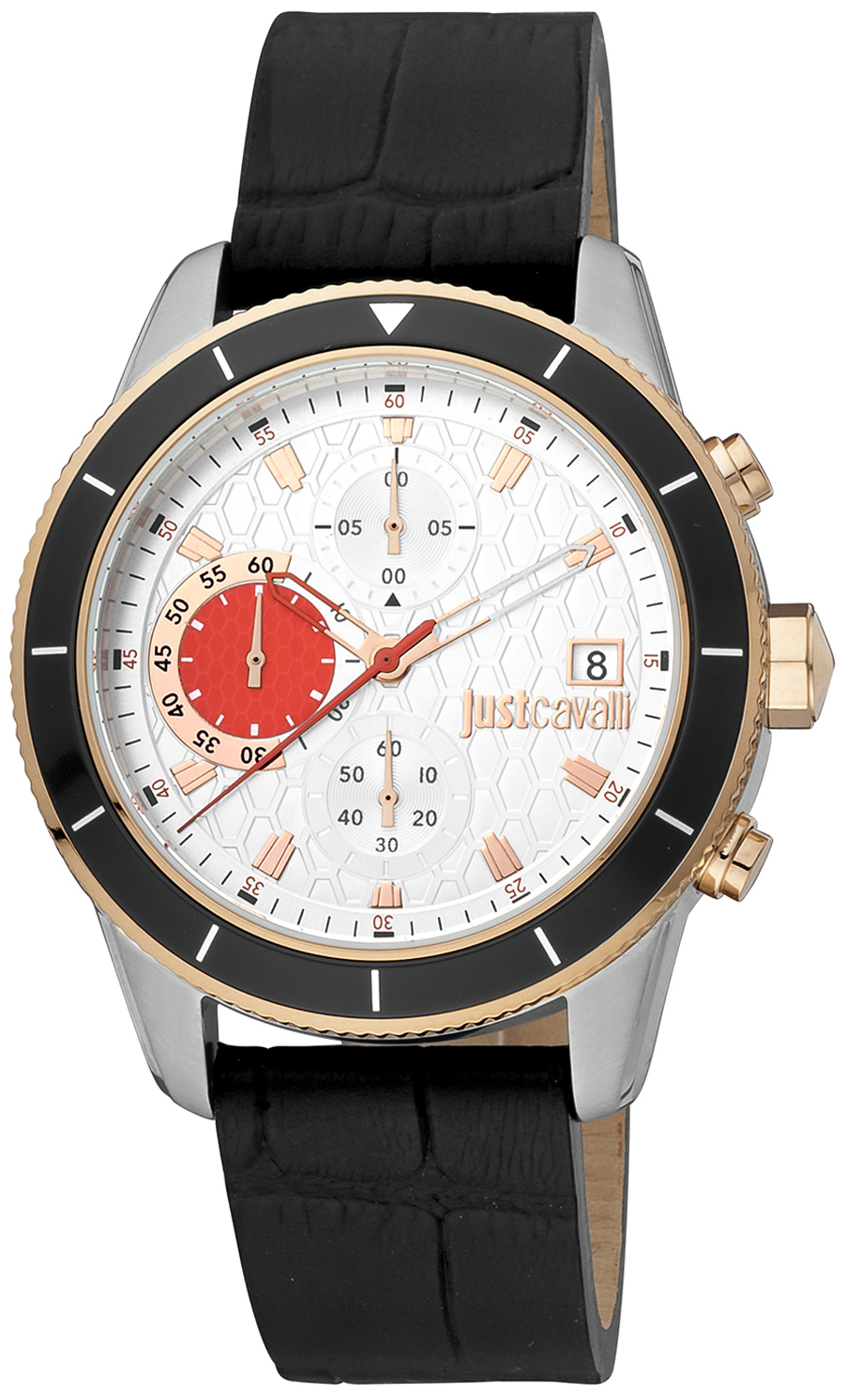 Just Cavalli Herrklocka JC1G215L0035 Classic Läder Ø42 mm - Just Cavalli