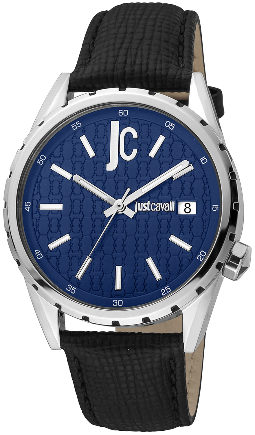 Just Cavalli Herrklocka JC1G217L0025 Classic Blå/Läder Ø42 mm - Just Cavalli
