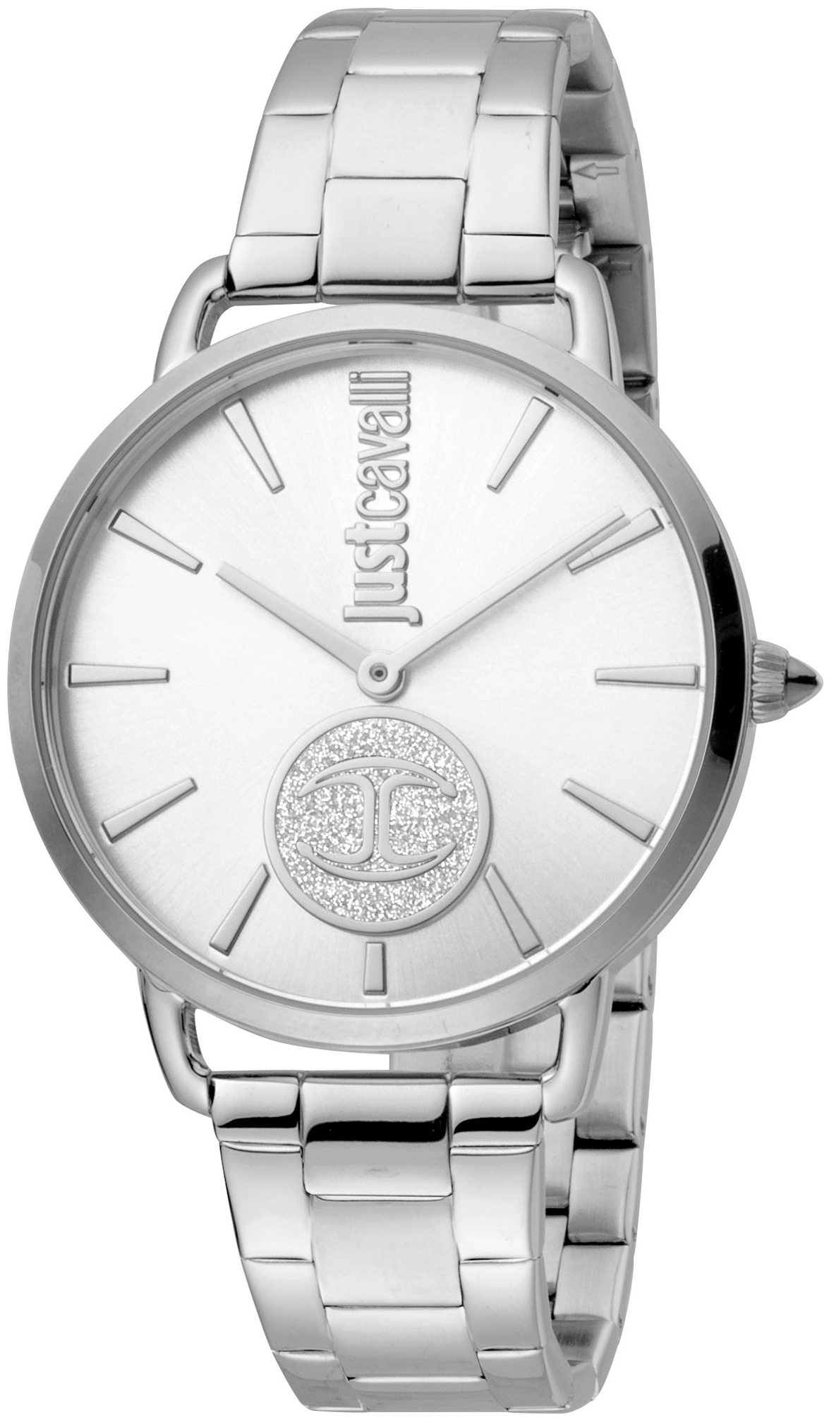 Just Cavalli Damklocka JC1L117M0055 Silverfärgad/Stål Ø36 mm - Just Cavalli