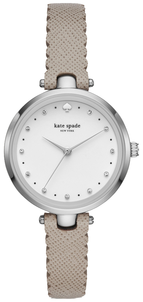 Kate Spade 99999 Damklocka KSW1357 Vit/Läder Ø34 mm