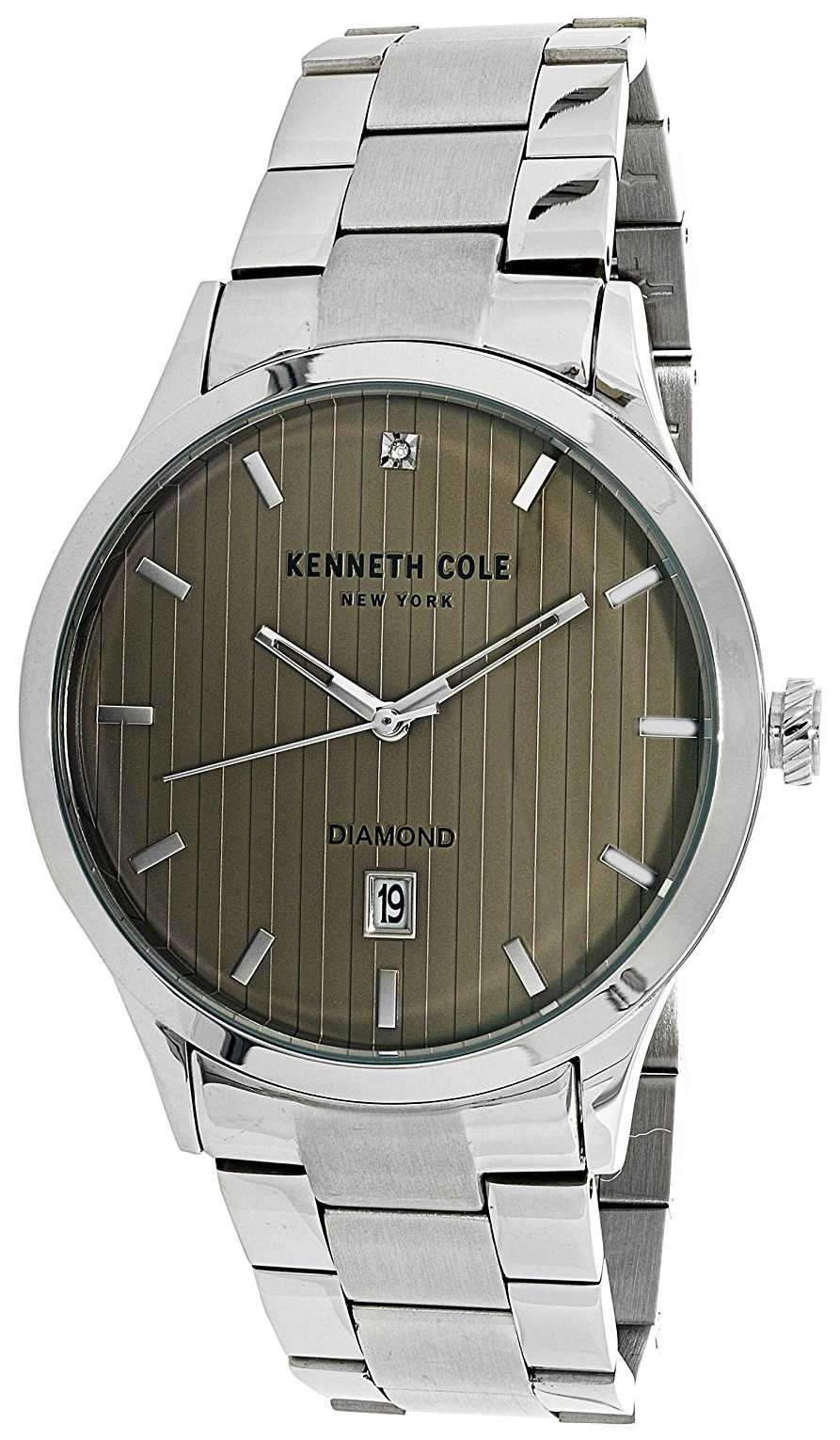 Kenneth Cole Diamond Herrklocka KC15113005 Grå/Stål Ø42 mm