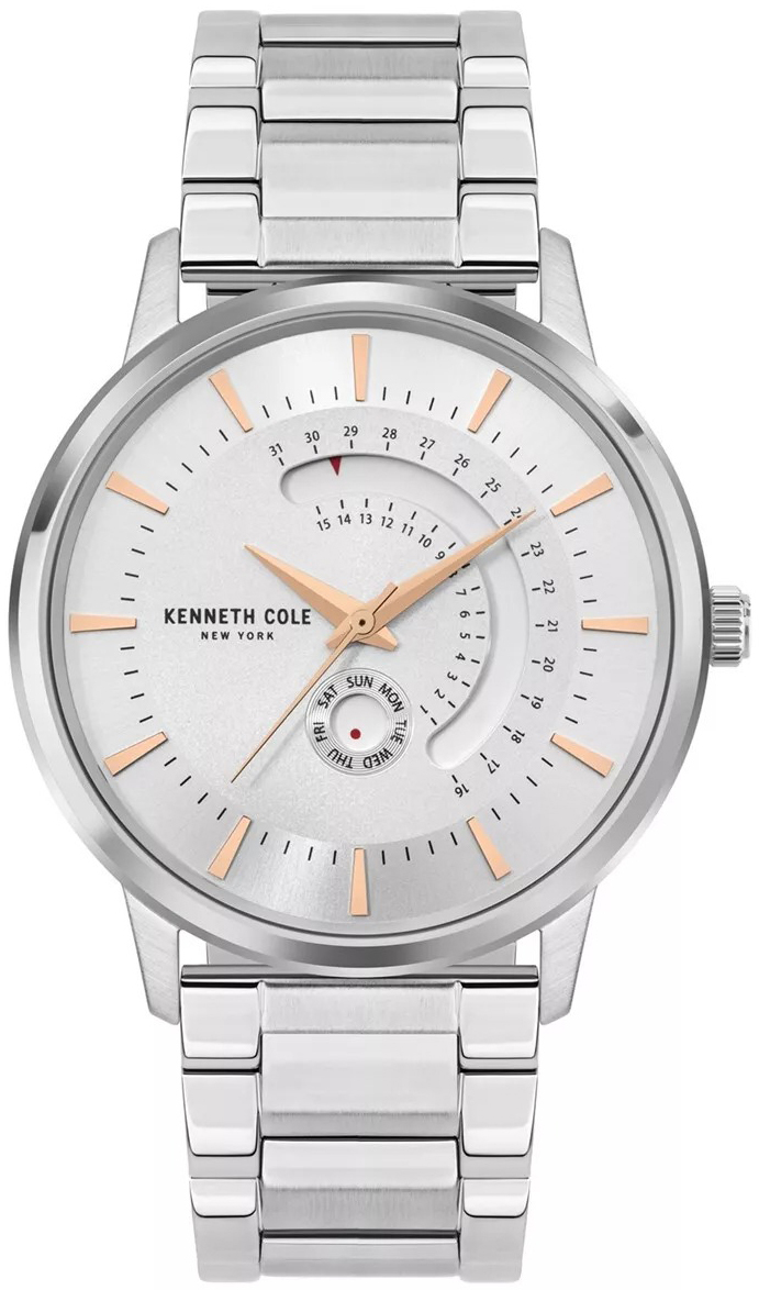 Kenneth Cole Herrklocka KCWGH2104501 New York Silverfärgad/Stål - Kenneth Cole