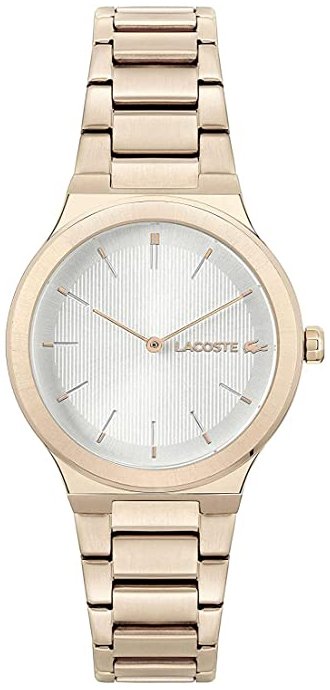Lacoste Damklocka 2001180 Chelsea Silverfärgad/Roséguldstonat stål - Lacoste
