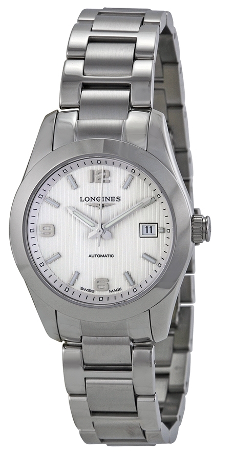 Longines Damklocka L2.285.4.76.6 Conquest Ladies Silverfärgad/Stål - Longines