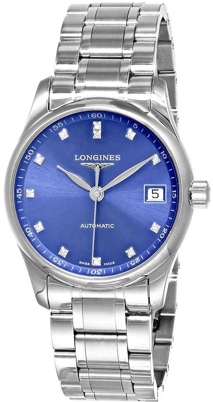 Longines Damklocka L2.357.4.98.6 Master Collection Blå/Stål Ø34 mm - Longines