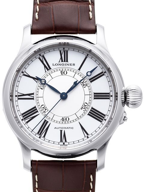 Longines Herrklocka L2.713.4.11.0 Heritage Vit/Läder Ø47.5 mm - Longines
