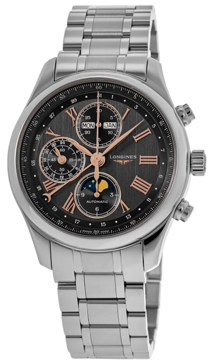 Longines Herrklocka L2.773.4.61.6 Master Collection Grå/Stål Ø42 mm - Longines