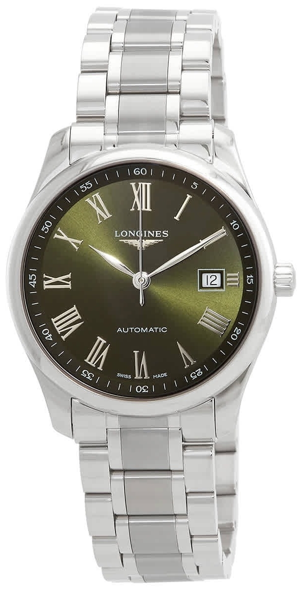 Longines Herrklocka L2.793.4.09.6 Master Grön/Stål Ø40 mm - Longines