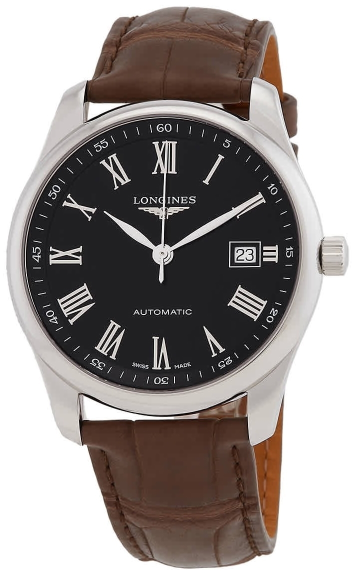 Longines Herrklocka L2.793.4.59.2 Master Svart/Läder Ø40 mm - Longines