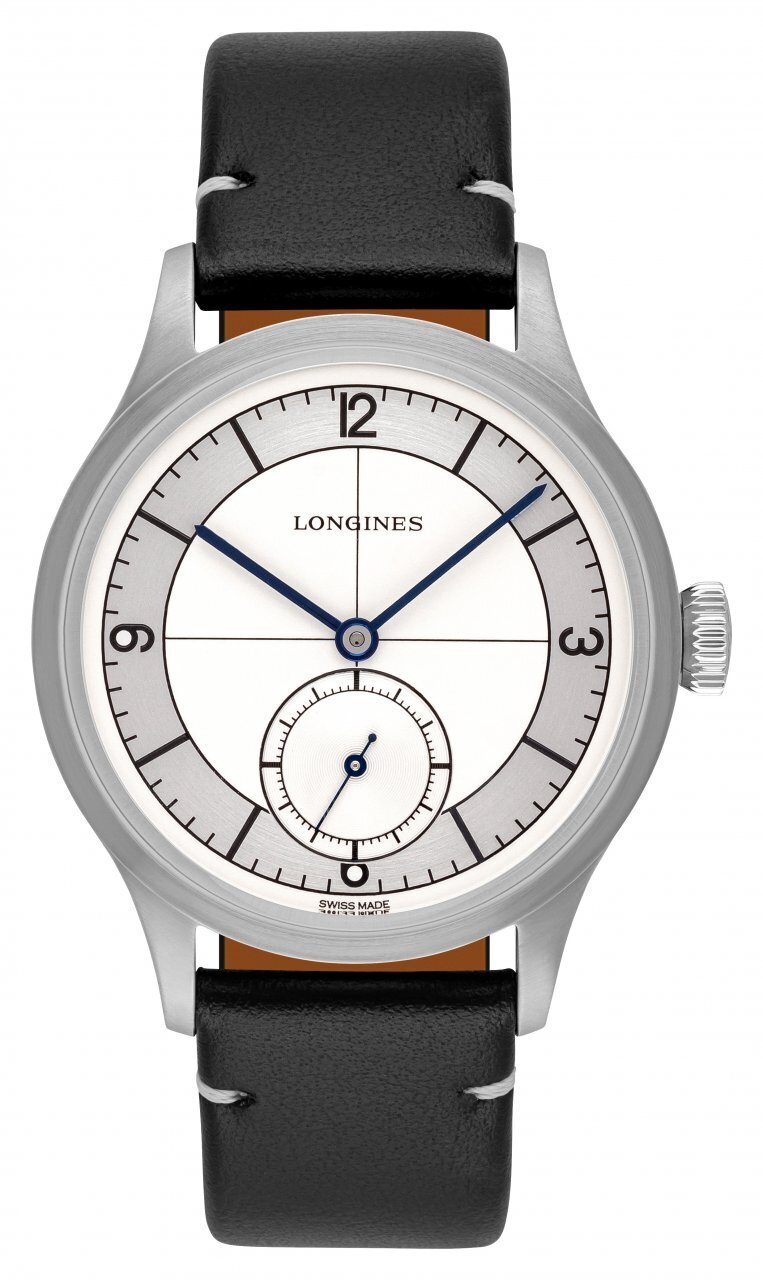 Longines Herrklocka L2.828.4.73.0 Heritage Silverfärgad/Läder - Longines