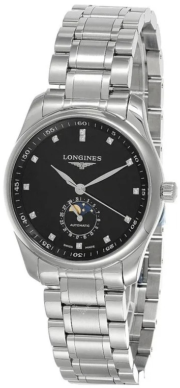 Longines Herrklocka L2.909.4.57.6 Master Svart/Stål Ø40 mm - Longines