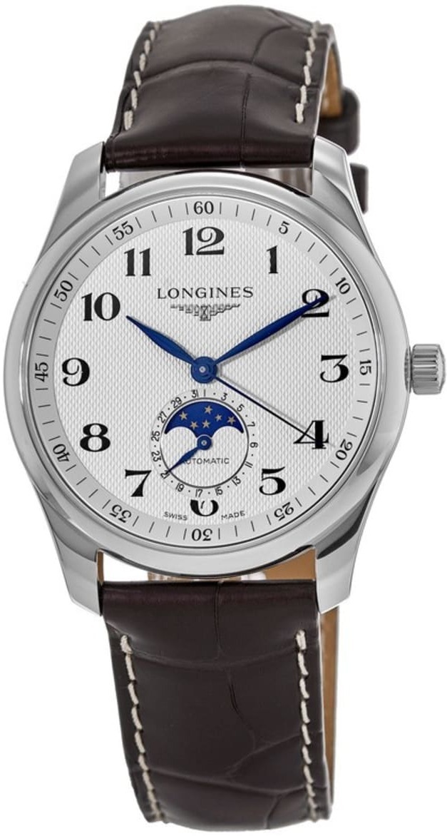 Longines Herrklocka L2.909.4.78.3 Master Silverfärgad/Läder Ø40 mm - Longines