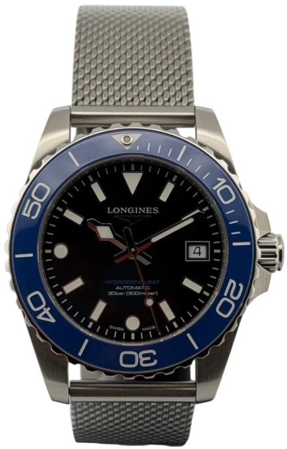 Longines Herrklocka L3.779.4.90.6 Hydroconquest Svart/Stål Ø39 mm