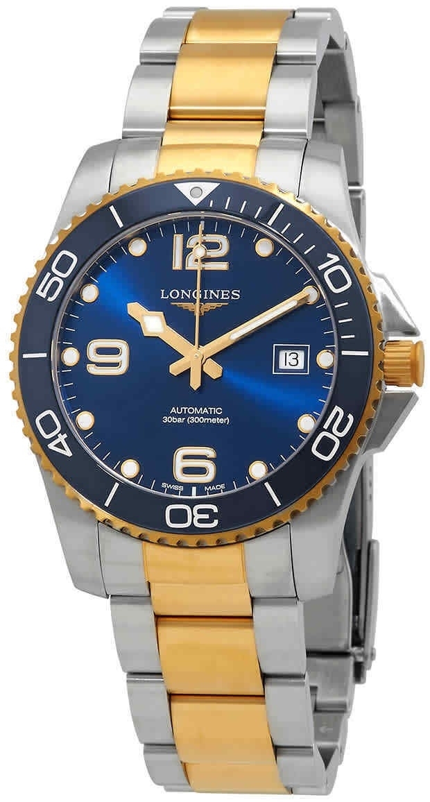 Longines Herrklocka L3.781.3.96.7 HydroConquest Blå/Stål Ø41 mm - Longines