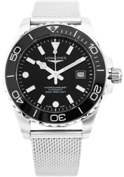 Longines Herrklocka L3.788.4.70.6 Hydroconquest Svart/Stål Ø42 mm