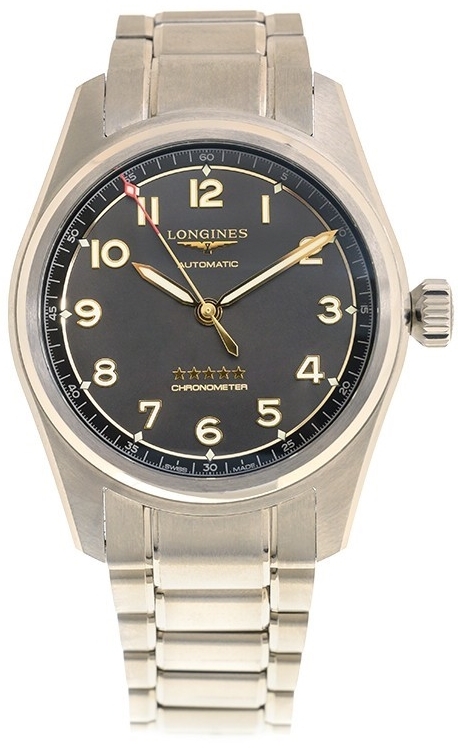 Longines Herrklocka L3.810.1.53.6 Spirit Svart/Stål Ø40 mm - Longines