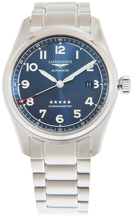 Longines Herrklocka L3.811.4.93.6 Spirit Blå/Stål Ø42 mm - Longines