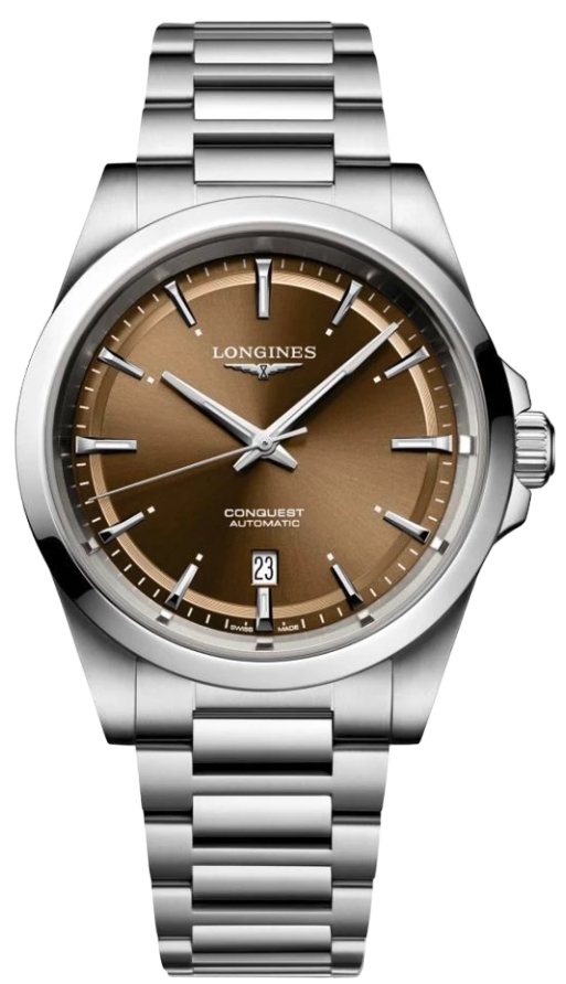 Longines Herrklocka L3.830.4.62.6 Conquest Brun/Stål Ø41 mm - Longines