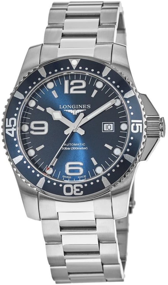 Longines Herrklocka L3.841.4.96.6 Hydroconquest Blå/Stål Ø44 mm - Longines