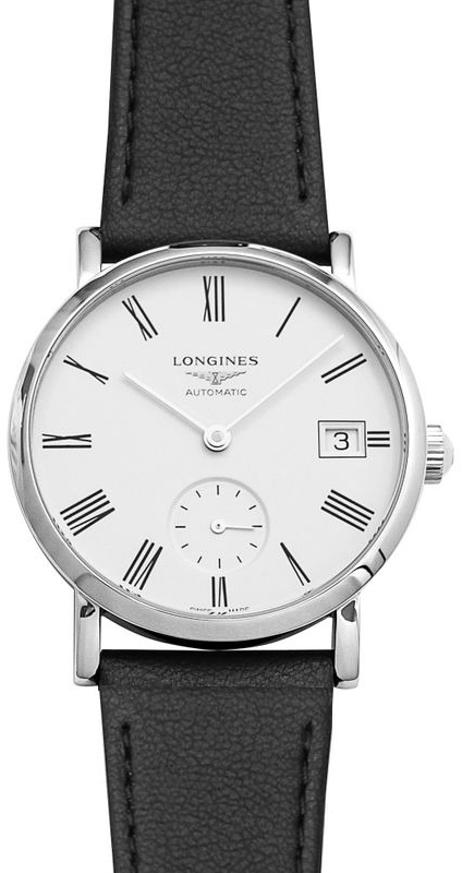 Longines Damklocka L4.312.4.11.0 Elegant Vit/Läder Ø34.5 mm - Longines