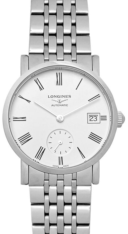 Longines Damklocka L4.312.4.11.6 Elegant Vit/Stål Ø34.5 mm - Longines