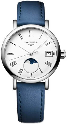 Longines Damklocka L4.330.4.11.2 Elegant Vit/Läder Ø30 mm - Longines
