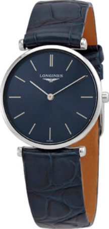 Longines Damklocka L4.512.4.95.2 La Grande Classique De Blå/Läder